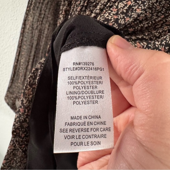 DR2 Ditsy Floral NEW Tunic Blouse 1X Bell Sleeve Coquette Boho Chic Top Festival - Picture 8 of 11